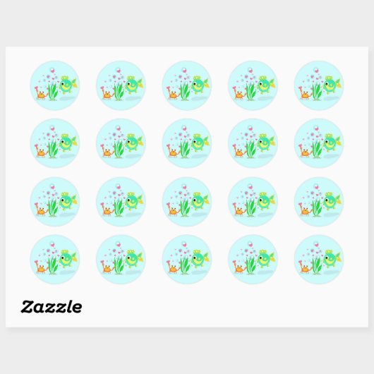 Ocean Love Beach Stickers (Vel)