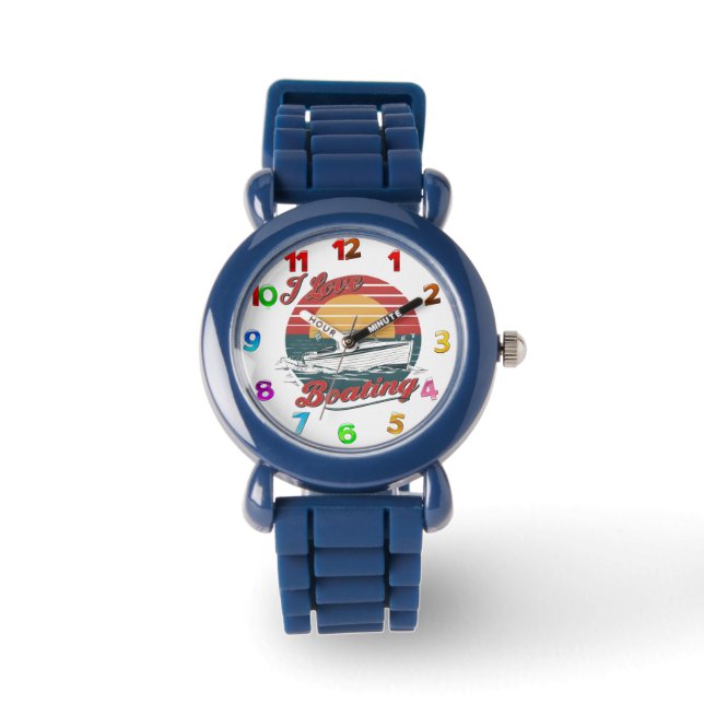 Ocean Love Boating Horloge (Voorkant)