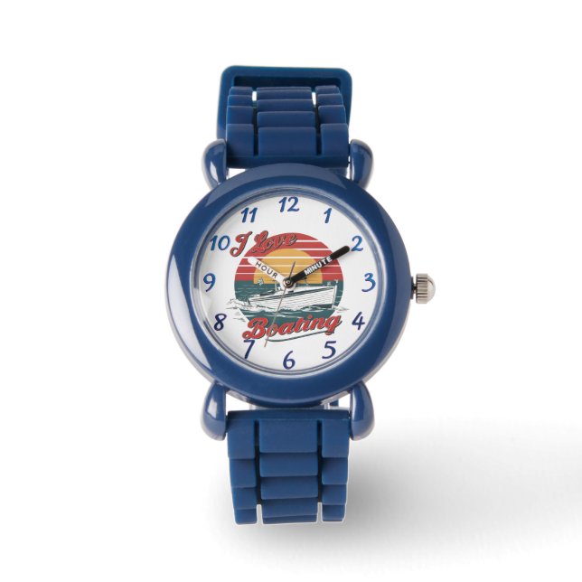 Ocean Love Boating Horloge (Voorkant)
