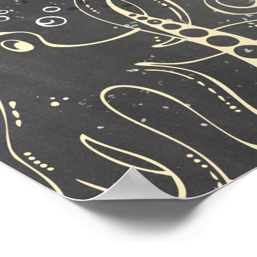 Ocean Love | ChalkboardPoster Poster (Hoek)