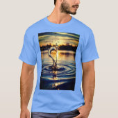 Ocean Love Connection - Half hart verbeelding . T-shirt (Voorkant)
