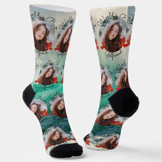 Ocean Love - Custom Photo Sokken (Gebogen)