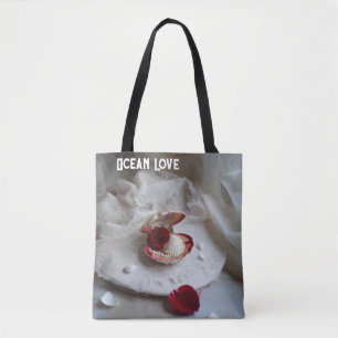 Ocean Love Witte Tassen – Seashell & Rose Coasta