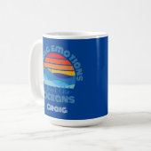 Ocean Lover  Sunset gepersonaliseerd Koffiemok (Voorkant links)
