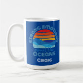 Ocean Lover  Sunset gepersonaliseerd Koffiemok (Links)