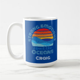 Ocean Lover  Sunset gepersonaliseerd Koffiemok