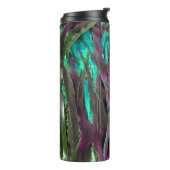 Ocean Lover Zeewier Water Grass Turquoise Tekst Thermosbeker (Gedraaid links)