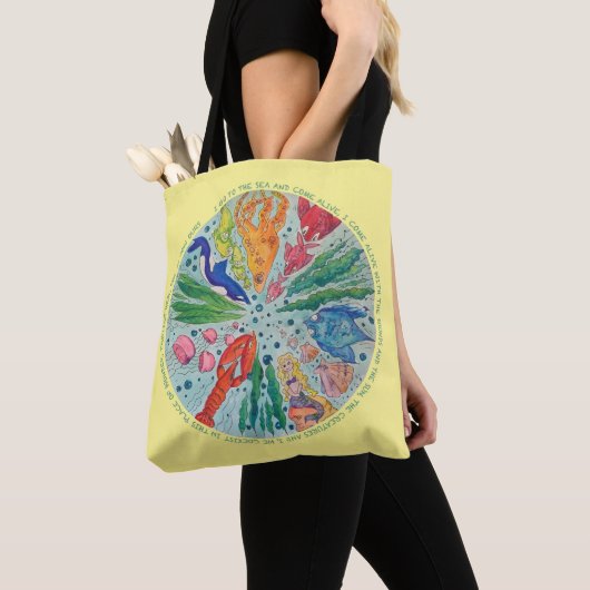 Ocean Lover's Mandala Tas (Dichtbij)