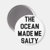 Ocean maakte me zout magneet (Voorkant / Achterkant)