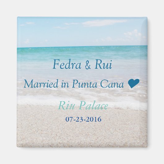 Ocean Magnet voor koppels in de liefde (Voorkant)