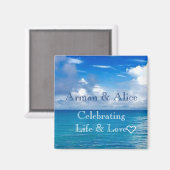 Ocean Magnet voor koppels in de liefde (Voorkant / Achterkant)