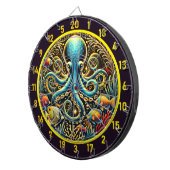 Ocean Majesty Octopus Dartboard Dartbord (Voorkant Rechts)