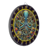 Ocean Majesty Octopus Dartboard Dartbord (Voorkant Links)