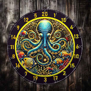 Ocean Majesty Octopus Dartboard Dartbord