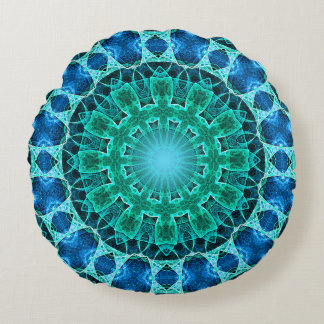 Ocean Mandala Rond Kussen