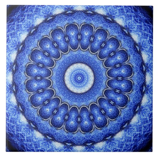 Ocean Mandala Tegeltje (Voorkant)