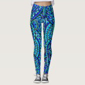 Ocean Mandalas Leggings (Voorkant)
