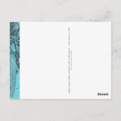  Ocean Map Collage Turquoise Foto Lijst Briefkaart (Achterkant)