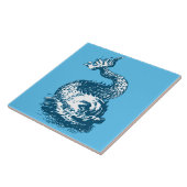 Ocean Marine Dolphin of Fish Ornament Tegeltje (Zijkant)