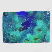 Ocean Maze Golfhanddoek (Horizontaal)