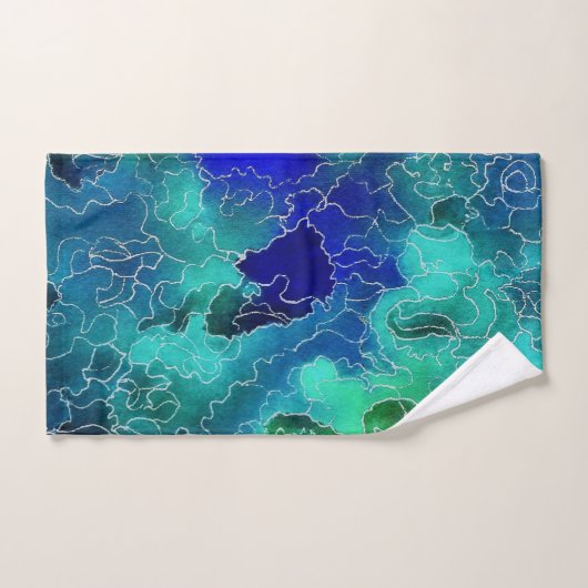 Ocean Maze Handdoek (Handdoek)