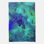 Ocean Maze Theedoek (Verticaal)