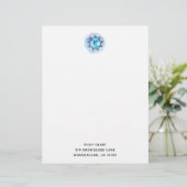 Ocean Medallion Briefhoofd Ontwerp (Staand voorkant)