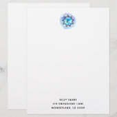 Ocean Medallion Briefhoofd Ontwerp (Voorkant / Achterkant)