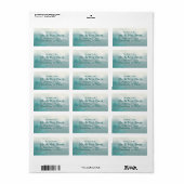 Ocean meeuwen retourneren adreslabels etiket (Full Sheet)