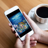 Ocean Mermaid Baby shower Invitation Kaart