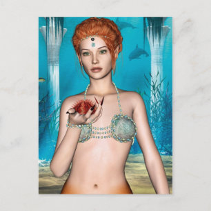 Ocean Mermaid Briefkaart