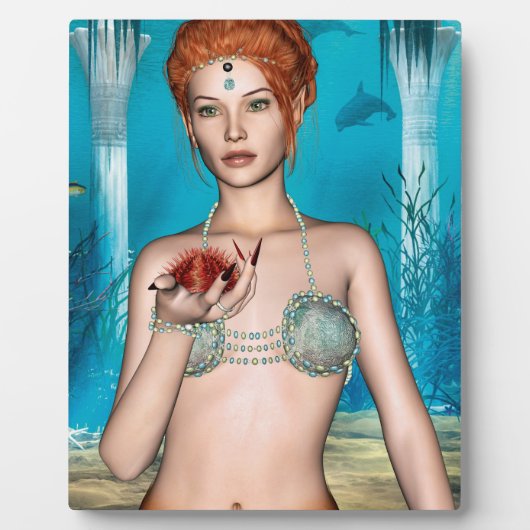 Ocean Mermaid Fotoplaat (Voorkant)