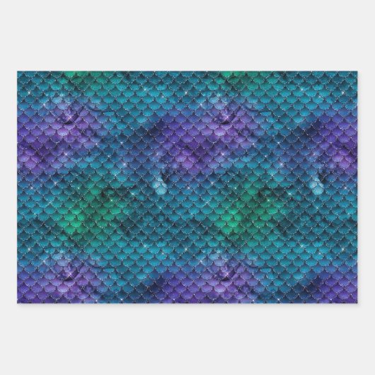 Ocean Mermaid Inpakpapier Vel (Voorkant)