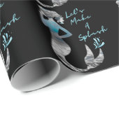 Ocean Mermaid Laten we een plash maken Cadeaupapier (Rol Hoek)