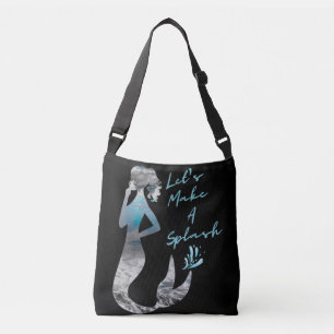 Ocean Mermaid Laten we een plash maken Crossbody Tas