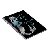 Ocean Mermaid Laten we een plash maken Notitieboek (Rechterzijde)