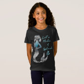 Ocean Mermaid Laten we een plash maken T-shirt (Voorkant volledig)