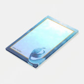 Ocean Mermaid Tail Aangepaste Post-It Notes (Schuin)