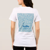 Ocean Mind – Geboren om te Drijven Tri-Blend Shirt (Achterkant)