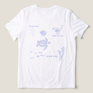Ocean Mind – Geboren om te zweven Tri-Blend Shirt