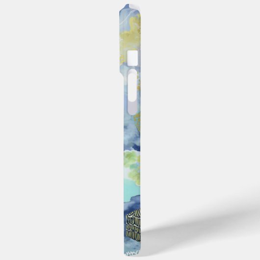 Ocean Mist Abstract Case-Mate iPhone Case (Achterkant / Links)