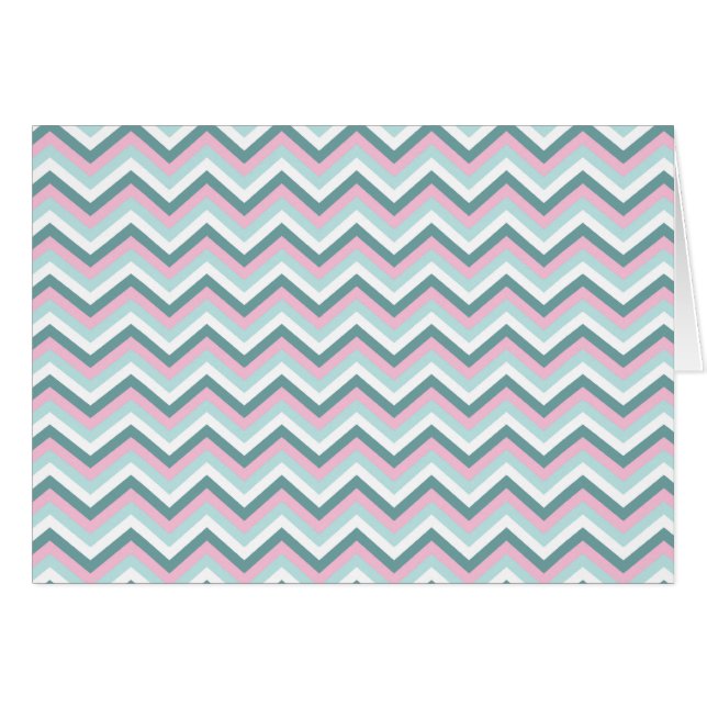 Ocean Mist Chevron Pattern (Voorkant Horizontaal)