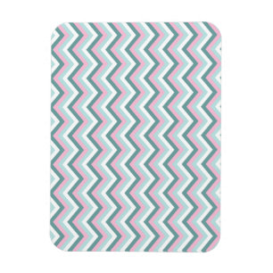 Ocean Mist Chevron Pattern Magneet