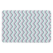 Ocean Mist Chevron Pattern Magneet (Horizontaal)