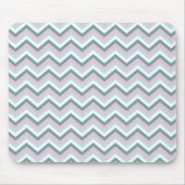 Ocean Mist Chevron Pattern Muismat (Voorkant)
