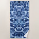 Ocean Mist-Waterverf Strandlaken (Voorkant)