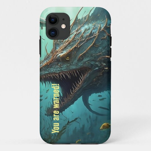 Ocean Monster iPhone / iPad case (Achterkant)
