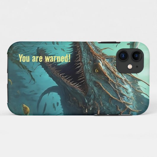 Ocean Monster iPhone / iPad case (Achterkant (horizontaal))