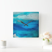 Ocean Moods Clock Vierkante Klok (Huis)