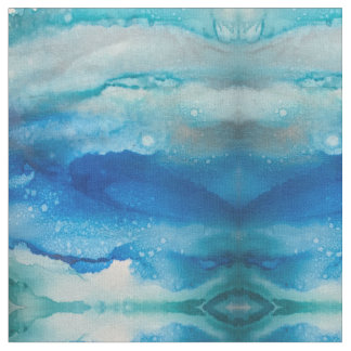 Ocean Moods Fabric | Stijl #5 | Blauwe strand Stof